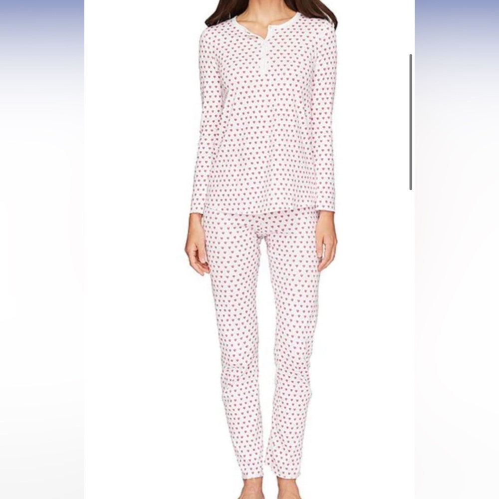 Roller rabbit heart print pajamas